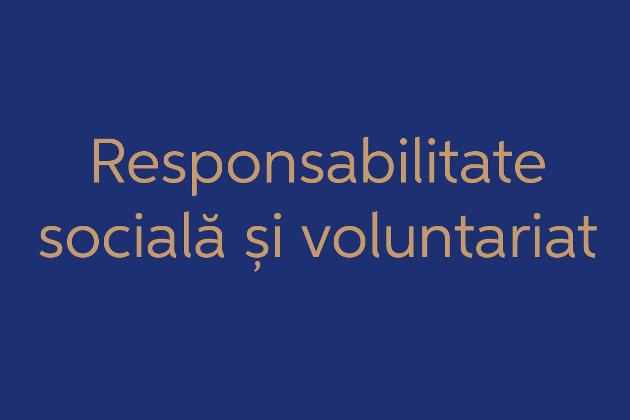 Responsabilitate socială și voluntariat